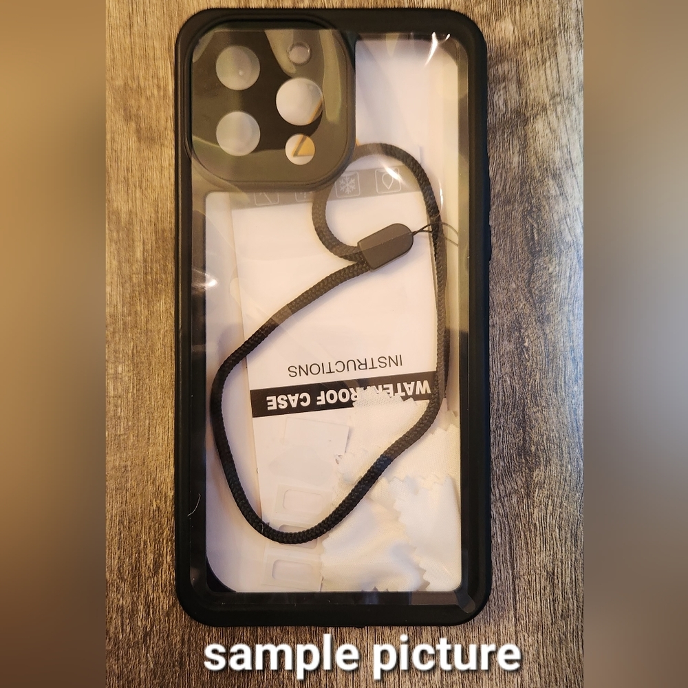 IPhone 13 PRO Waterproof Case with Lanyard *Grass Grey*